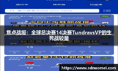 焦点战报：全球总决赛14决赛TundravsVP的生死战较量